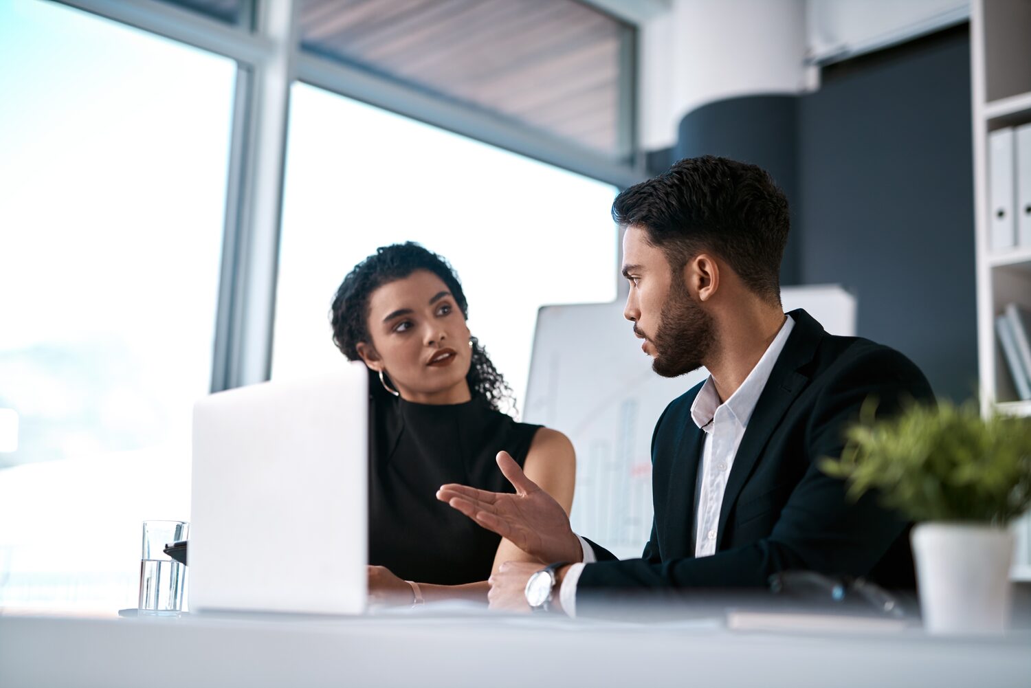 Sales reps reviewing contact information | Salesforce email integration